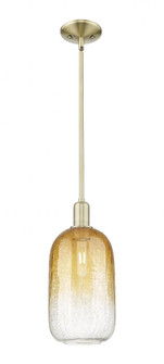 Brookhaven Cloche - 1 Light - 6 inch - Antique Brass - Mini Pendant (3442|716-1S-AB-G482-7AM)