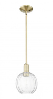Preston Globe - 1 Light - 6 inch - Antique Brass - Mini Pendant (3442|716-1S-AB-G458-7CL)
