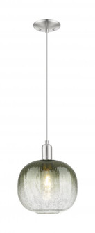 Brookhaven Sphere - 1 Light - 6 inch - Brushed Satin Nickel - Cord hung - Mini Pendant (3442|716-1P-SN-G481-10SL)