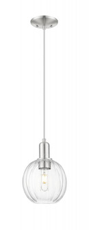 Preston Globe - 1 Light - 6 inch - Brushed Satin Nickel - Cord hung - Mini Pendant (3442|716-1P-SN-G458-7CL)