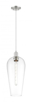 Chelsea - 1 Light - 6 inch - Brushed Satin Nickel - Cord hung - Mini Pendant (3442|716-1P-SN-G456-8CL)