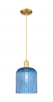Bridal Veil - 1 Light - 8 inch - Satin Gold - Cord hung - Mini Pendant (3442|716-1P-SG-G559-8BL)