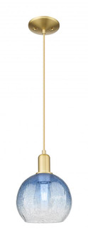 Brookhaven Globe - 1 Light - 6 inch - Satin Gold - Cord hung - Mini Pendant (3442|716-1P-SG-G483-8SB)