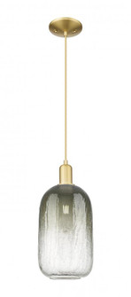 Brookhaven Cloche - 1 Light - 6 inch - Satin Gold - Cord hung - Mini Pendant (3442|716-1P-SG-G482-7SL)