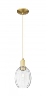 Preston Bulb - 1 Light - 6 inch - Satin Gold - Cord hung - Mini Pendant (3442|716-1P-SG-G459-6CL)