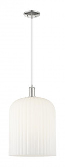 Bridal Veil - 1 Light - 12 inch - Polished Nickel - Cord hung - Mini Pendant (3442|716-1P-PN-G559-12GWH)