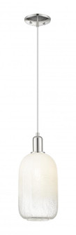 Brookhaven Cloche - 1 Light - 6 inch - Polished Nickel - Cord hung - Mini Pendant (3442|716-1P-PN-G482-7OP)
