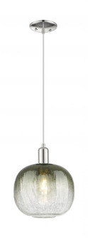 Brookhaven Sphere - 1 Light - 6 inch - Polished Nickel - Cord hung - Mini Pendant (3442|716-1P-PN-G481-10SL)