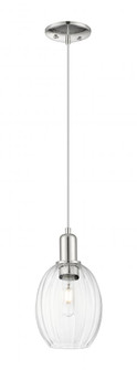 Preston Bulb - 1 Light - 6 inch - Polished Nickel - Cord hung - Mini Pendant (3442|716-1P-PN-G459-6CL)