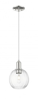 Preston Globe - 1 Light - 6 inch - Polished Nickel - Cord hung - Mini Pendant (3442|716-1P-PN-G458-7CL)