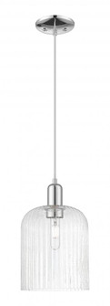 Bridal Veil - 1 Light - 8 inch - Polished Chrome - Cord hung - Mini Pendant (3442|716-1P-PC-G559-8SDY)