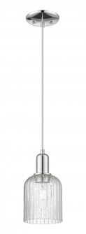 Bridal Veil - 1 Light - 6 inch - Polished Chrome - Cord hung - Mini Pendant (3442|716-1P-PC-G559-5SDY)