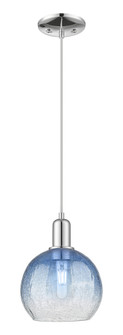 Brookhaven Globe - 1 Light - 6 inch - Polished Chrome - Cord hung - Mini Pendant (3442|716-1P-PC-G483-8SB)