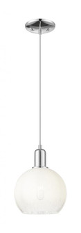 Brookhaven Globe - 1 Light - 6 inch - Polished Chrome - Cord hung - Mini Pendant (3442|716-1P-PC-G483-8OP)