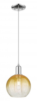 Brookhaven Globe - 1 Light - 6 inch - Polished Chrome - Cord hung - Mini Pendant (3442|716-1P-PC-G483-8AM)