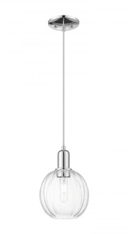 Preston Globe - 1 Light - 6 inch - Polished Chrome - Cord hung - Mini Pendant (3442|716-1P-PC-G458-7CL)
