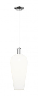 Chelsea - 1 Light - 6 inch - Polished Chrome - Cord hung - Mini Pendant (3442|716-1P-PC-G456-8WH)