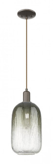 Brookhaven Cloche - 1 Light - 6 inch - Oil Rubbed Bronze - Cord hung - Mini Pendant (3442|716-1P-OB-G482-7SL)