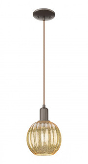 Preston Globe - 1 Light - 6 inch - Oil Rubbed Bronze - Cord hung - Mini Pendant (3442|716-1P-OB-G458-7ME)