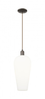 Chelsea - 1 Light - 6 inch - Oil Rubbed Bronze - Cord hung - Mini Pendant (3442|716-1P-OB-G456-8WH)