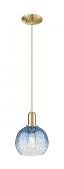 Brookhaven Globe - 1 Light - 6 inch - Champagne Bronze - Cord hung - Mini Pendant (3442|716-1P-CB-G483-8SB)
