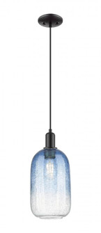 Brookhaven Cloche - 1 Light - 6 inch - Matte Black - Cord hung - Mini Pendant (3442|716-1P-BK-G482-7SB)