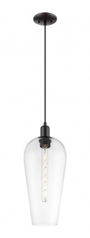 Chelsea - 1 Light - 6 inch - Matte Black - Cord hung - Mini Pendant (3442|716-1P-BK-G456-8CL)