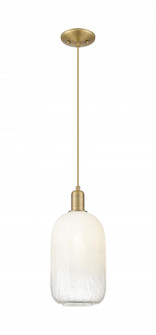 Brookhaven Cloche - 1 Light - 6 inch - Brushed Brass - Cord hung - Mini Pendant (3442|716-1P-BB-G482-7OP)