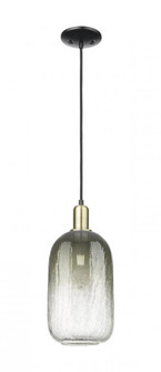 Brookhaven Cloche - 1 Light - 6 inch - Black Antique Brass - Cord hung - Mini Pendant (3442|716-1P-BAB-G482-7SL)