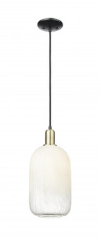 Brookhaven Cloche - 1 Light - 6 inch - Black Antique Brass - Cord hung - Mini Pendant (3442|716-1P-BAB-G482-7OP)