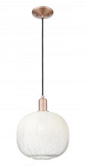 Brookhaven Sphere - 1 Light - 6 inch - Antique Copper - Cord hung - Mini Pendant (3442|716-1P-AC-G481-10OP)