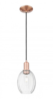Preston Bulb - 1 Light - 6 inch - Antique Copper - Cord hung - Mini Pendant (3442|716-1P-AC-G459-6CL)
