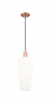 Chelsea - 1 Light - 6 inch - Antique Copper - Cord hung - Mini Pendant (3442|716-1P-AC-G456-8WH)