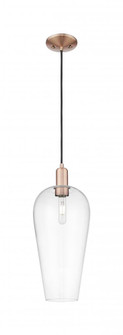 Chelsea - 1 Light - 6 inch - Antique Copper - Cord hung - Mini Pendant (3442|716-1P-AC-G456-8CL)