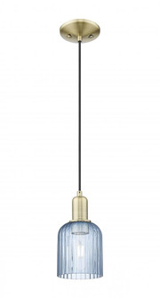 Bridal Veil - 1 Light - 6 inch - Antique Brass - Cord hung - Mini Pendant (3442|716-1P-AB-G559-5BL)