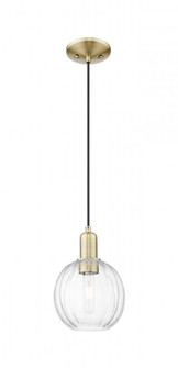 Preston Globe - 1 Light - 6 inch - Antique Brass - Cord hung - Mini Pendant (3442|716-1P-AB-G458-7CL)