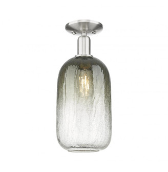 Brookhaven Cloche - 1 Light - 6 inch - Brushed Satin Nickel - Semi-Flush Mount (3442|716-1C-SN-G482-7SL)