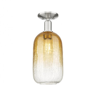 Brookhaven Cloche - 1 Light - 6 inch - Brushed Satin Nickel - Semi-Flush Mount (3442|716-1C-SN-G482-7AM)