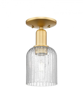 Bridal Veil - 1 Light - 6 inch - Satin Gold - Semi-Flush Mount (3442|716-1C-SG-G559-5SDY)