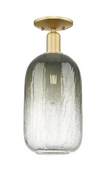 Brookhaven Cloche - 1 Light - 6 inch - Satin Gold - Semi-Flush Mount (3442|716-1C-SG-G482-7SL)