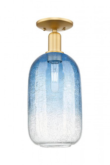 Brookhaven Cloche - 1 Light - 6 inch - Satin Gold - Semi-Flush Mount (3442|716-1C-SG-G482-7SB)