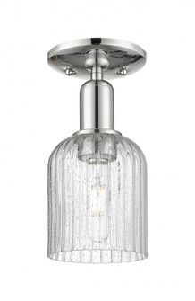Bridal Veil - 1 Light - 6 inch - Polished Nickel - Semi-Flush Mount (3442|716-1C-PN-G559-5SDY)