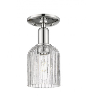 Bridal Veil - 1 Light - 6 inch - Polished Nickel - Semi-Flush Mount (3442|716-1C-PN-G559-5CL)