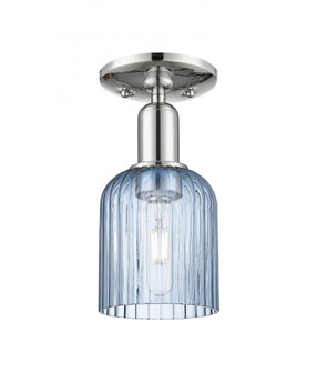 Bridal Veil - 1 Light - 6 inch - Polished Nickel - Semi-Flush Mount (3442|716-1C-PN-G559-5BL)