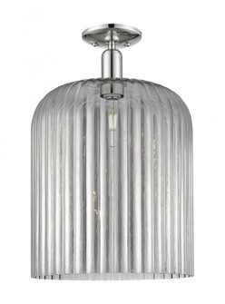 Bridal Veil - 1 Light - 12 inch - Polished Nickel - Semi-Flush Mount (3442|716-1C-PN-G559-12SM)