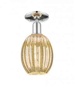 Preston Bulb - 1 Light - 6 inch - Polished Nickel - Semi-Flush Mount (3442|716-1C-PN-G459-6ME)