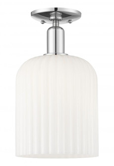 Bridal Veil - 1 Light - 8 inch - Polished Chrome - Semi-Flush Mount (3442|716-1C-PC-G559-8GWH)