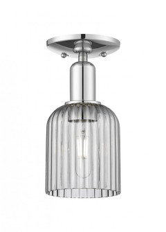 Bridal Veil - 1 Light - 6 inch - Polished Chrome - Semi-Flush Mount (3442|716-1C-PC-G559-5SM)