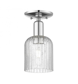 Bridal Veil - 1 Light - 6 inch - Polished Chrome - Semi-Flush Mount (3442|716-1C-PC-G559-5SDY)