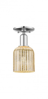 Bridal Veil - 1 Light - 6 inch - Polished Chrome - Semi-Flush Mount (3442|716-1C-PC-G559-5ME)